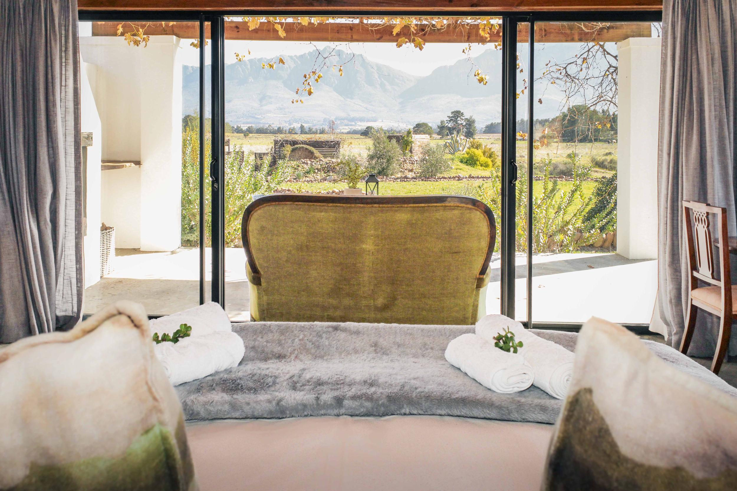 Couples Cottage Bed View